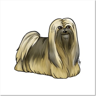 Dog - Lhasa Apso - Grizzle Posters and Art